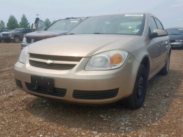 1G1AL55F567865948 - 2006 CHEVROLET COBALT LT GOLD photo 2