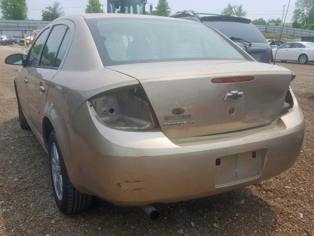 1G1AL55F567865948 - 2006 CHEVROLET COBALT LT GOLD photo 3