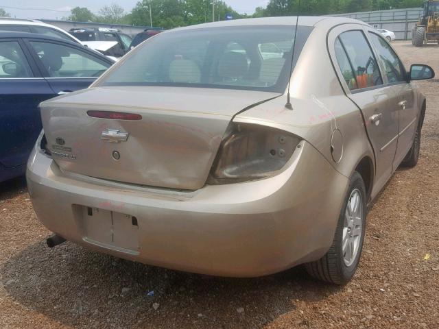 1G1AL55F567865948 - 2006 CHEVROLET COBALT LT GOLD photo 4