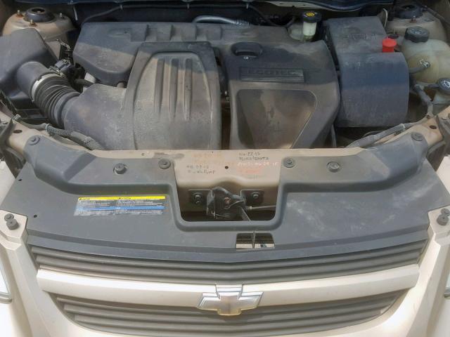 1G1AL55F567865948 - 2006 CHEVROLET COBALT LT GOLD photo 7