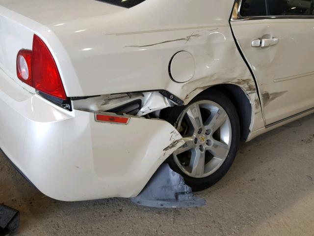 1G1ZC5E13BF320063 - 2011 CHEVROLET MALIBU 1LT თეთრი ფოტო 9