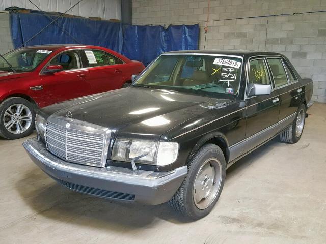 WDBCB35D3MA560534 - 1991 MERCEDES-BENZ 350 SDL BLACK photo 2