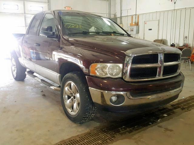 1D7HU18D54S772577 - 2004 DODGE RAM 1500 S MAROON photo 1