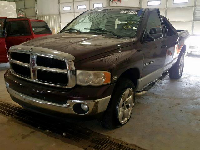 1D7HU18D54S772577 - 2004 DODGE RAM 1500 S MAROON photo 2