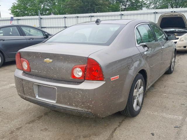 1G1ZC5E01CF281062 - 2012 CHEVROLET MALIBU 1LT GRAY photo 4