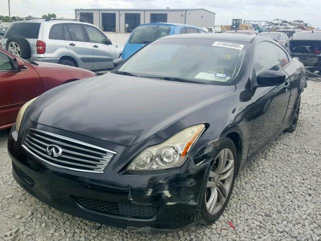 JNKCV64E79M606326 - 2009 INFINITI G37 BASE BLACK photo 2