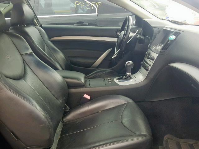 JNKCV64E79M606326 - 2009 INFINITI G37 BASE BLACK photo 5