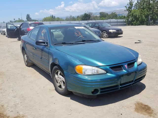 1G2NE52T7XM841123 - 1999 PONTIAC GRAND AM S GREEN photo 1