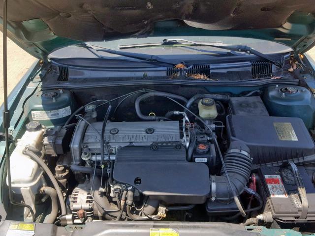 1G2NE52T7XM841123 - 1999 PONTIAC GRAND AM S GREEN photo 7