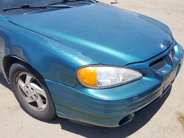 1G2NE52T7XM841123 - 1999 PONTIAC GRAND AM S GREEN photo 9