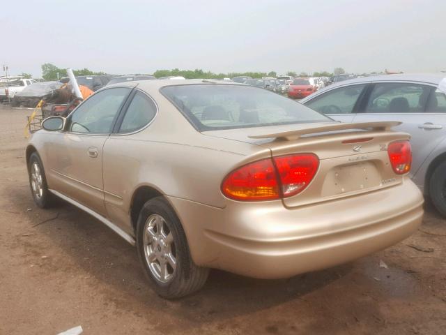 1G3NF12E11C168328 - 2001 OLDSMOBILE ALERO GLS BEIGE photo 3