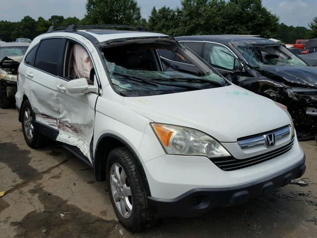 JHLRE487X7C076922 - 2007 HONDA CR-V EXL WHITE photo 1