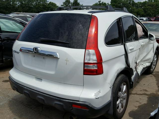 JHLRE487X7C076922 - 2007 HONDA CR-V EXL WHITE photo 4