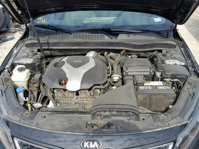 5XXGR4A6XFG359927 - 2015 KIA OPTIMA SX BLACK photo 7