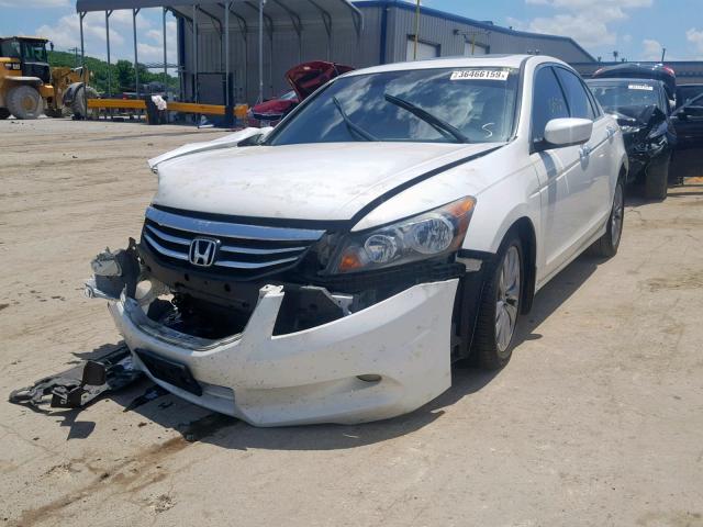 1HGCP3F87CA010094 - 2012 HONDA ACCORD EXL WHITE photo 2