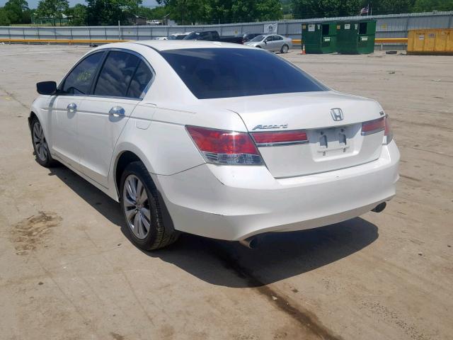 1HGCP3F87CA010094 - 2012 HONDA ACCORD EXL WHITE photo 3