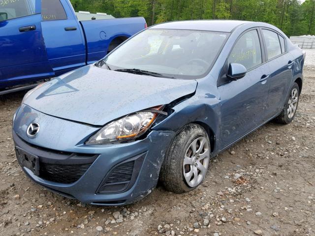 JM1BL1SG2A1285313 - 2010 MAZDA 3 I BLUE photo 2