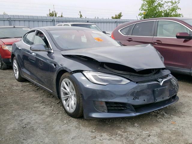 5YJSA1E24GF170542 - 2016 TESLA MODEL S GRAY photo 1