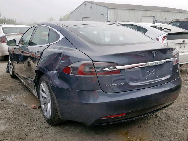 5YJSA1E24GF170542 - 2016 TESLA MODEL S GRAY photo 3