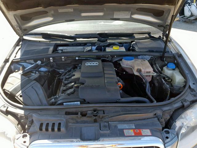 WAUAF78E68A095534 - 2008 AUDI A4 2.0T SILVER photo 7