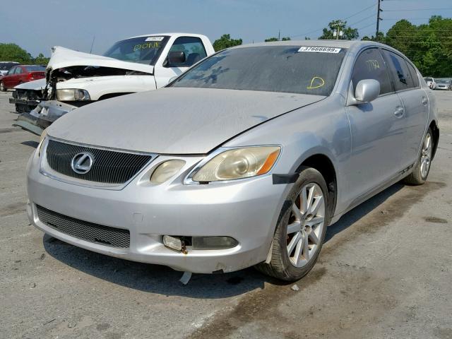 JTHBH96SX65015131 - 2006 LEXUS GS 300 SILVER photo 2