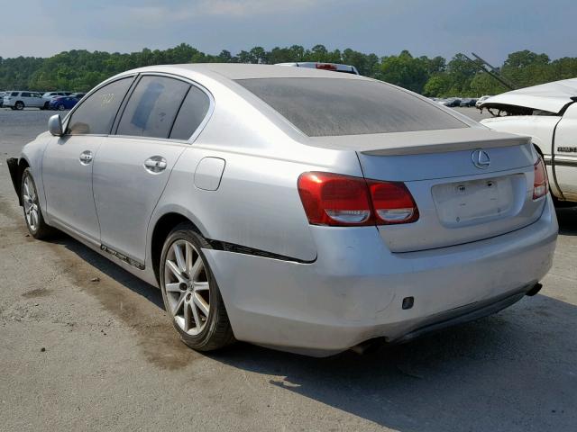 JTHBH96SX65015131 - 2006 LEXUS GS 300 SILVER photo 3