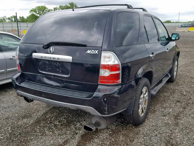 2HNYD18666H524399 - 2006 ACURA MDX TOURIN BLACK photo 4