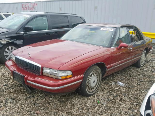 1G4CW52K2TH637139 - 1996 BUICK PARK AVENU BURGUNDY photo 2