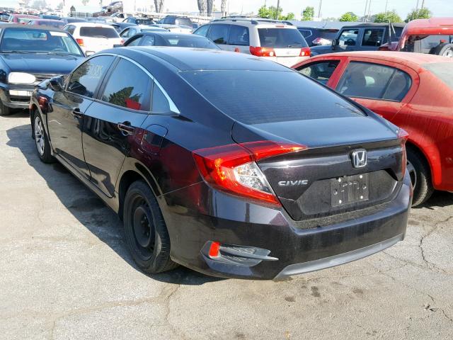 19XFC2F53GE240662 - 2016 HONDA CIVIC LX BLACK photo 3