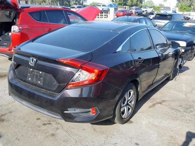 19XFC2F53GE240662 - 2016 HONDA CIVIC LX BLACK photo 4