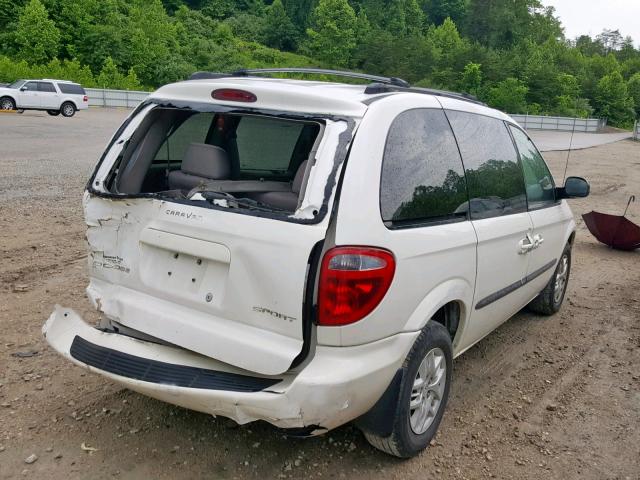 1B4GP45352B683659 - 2002 DODGE CARAVAN SP WHITE photo 4