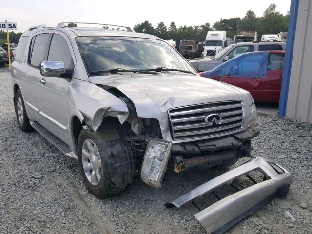 5N3AA08A66N810519 - 2006 INFINITI QX56 SILVER photo 1