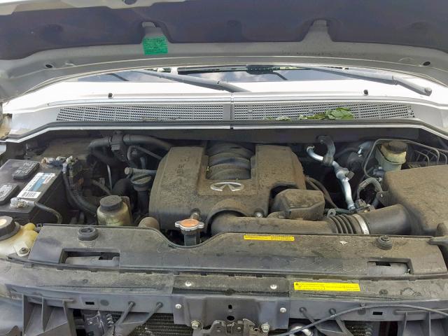 5N3AA08A66N810519 - 2006 INFINITI QX56 SILVER photo 7