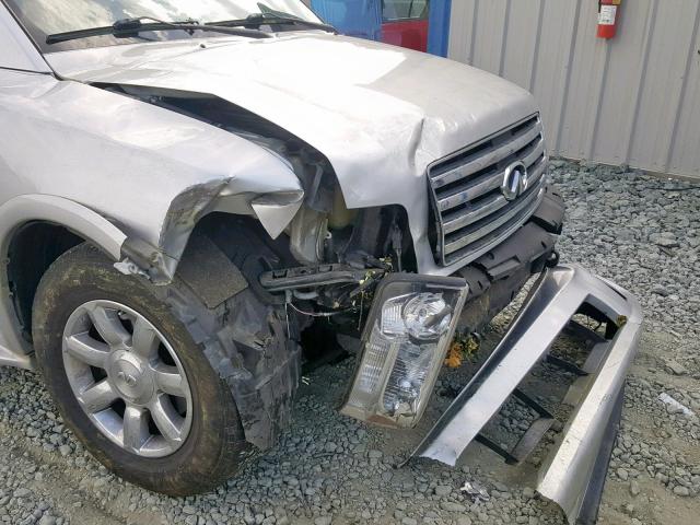 5N3AA08A66N810519 - 2006 INFINITI QX56 SILVER photo 9