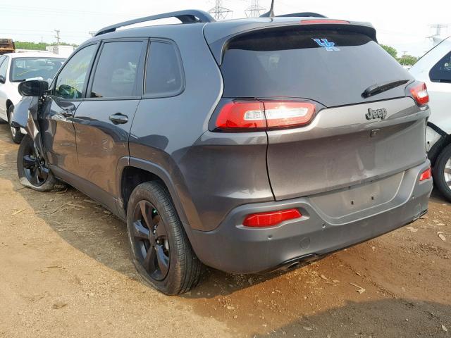 1C4PJLDB2JD580516 - 2018 JEEP CHEROKEE L GRAY photo 3