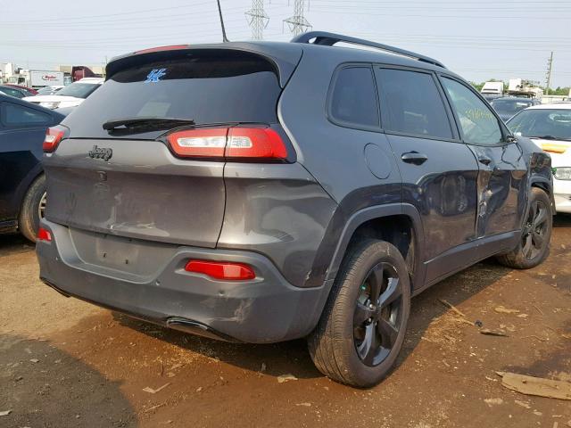 1C4PJLDB2JD580516 - 2018 JEEP CHEROKEE L GRAY photo 4