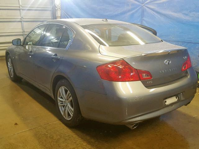 JN1CV6AR3FM524374 - 2015 INFINITI Q40 GRAY photo 3