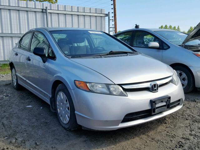 2HGFA16377H033163 - 2007 HONDA CIVIC DX SILVER photo 1