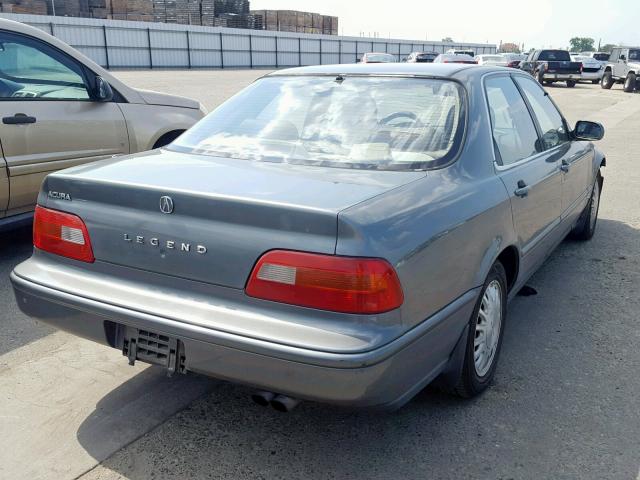 JH4KA7662RC009724 - 1994 ACURA LEGEND L TURQUOISE photo 4