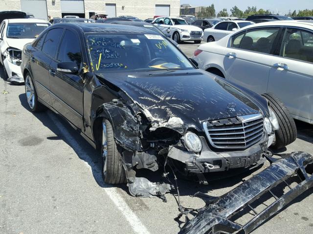 WDBUF56X27B161111 - 2007 MERCEDES-BENZ E 350 BLACK photo 1