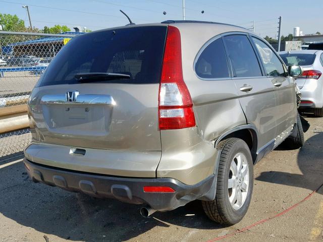 JHLRE48727C015189 - 2007 HONDA CR-V EXL TAN photo 4