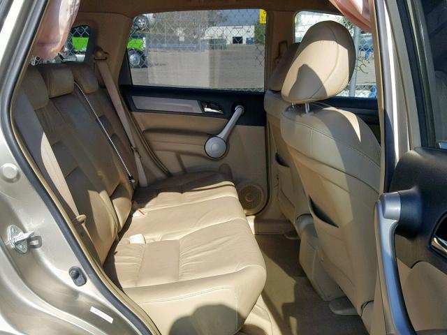 JHLRE48727C015189 - 2007 HONDA CR-V EXL TAN photo 6