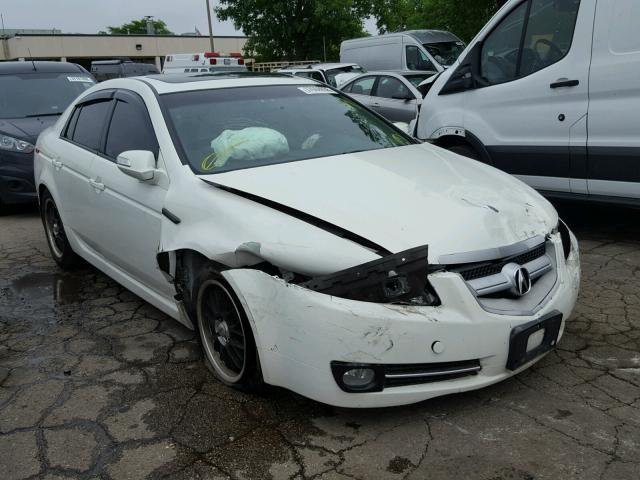 19UUA66277A017555 - 2007 ACURA TL WHITE photo 1