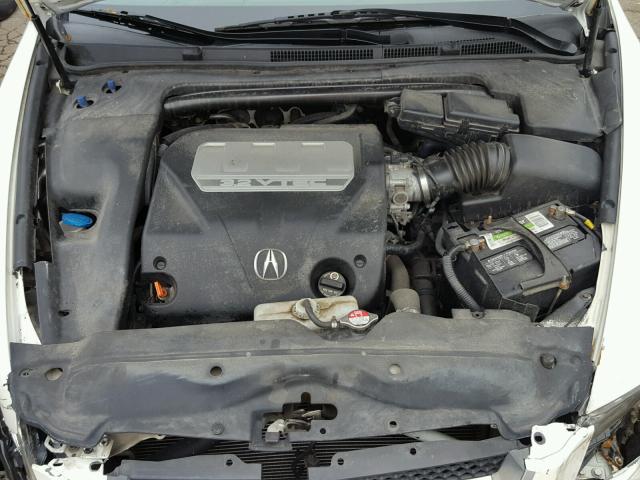 19UUA66277A017555 - 2007 ACURA TL WHITE photo 7