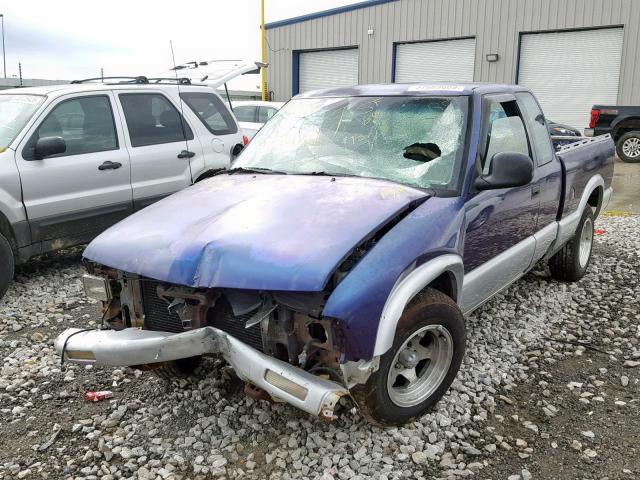 1GCCS19W4R8118104 - 1994 CHEVROLET S TRUCK S1 PURPLE photo 2