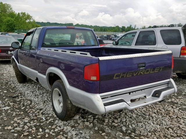 1GCCS19W4R8118104 - 1994 CHEVROLET S TRUCK S1 PURPLE photo 3