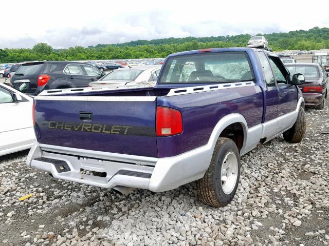 1GCCS19W4R8118104 - 1994 CHEVROLET S TRUCK S1 PURPLE photo 4