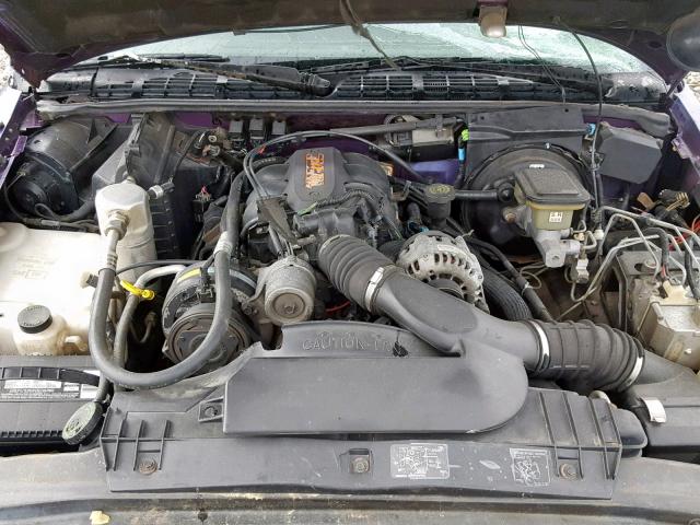 1GCCS19W4R8118104 - 1994 CHEVROLET S TRUCK S1 PURPLE photo 7