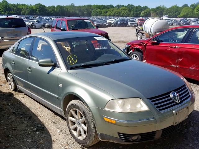 WVWPD63B04P041339 - 2004 VOLKSWAGEN PASSAT GLS GREEN photo 1