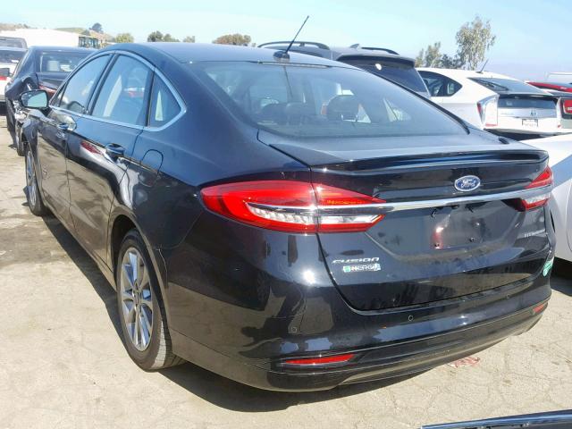 3FA6P0SU6HR414049 - 2017 FORD FUSION TIT BLACK photo 3